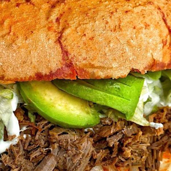 Birria Avocado Sandwich