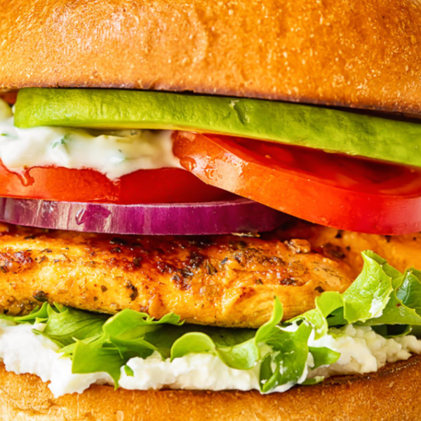 Grilled Chicken Avocado Burger