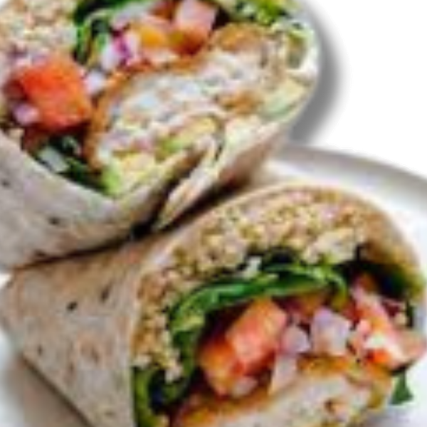 White Fish Avocado Burrito