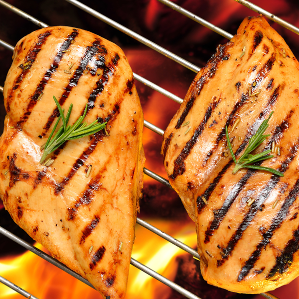 Fire-Grilled Chicken with BBQ Sauce or Pico de Gallo